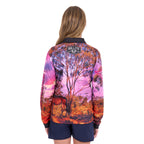 Bullzye Womens Grazing Horse L/S Fishing Tee (B6S2502598) Multi