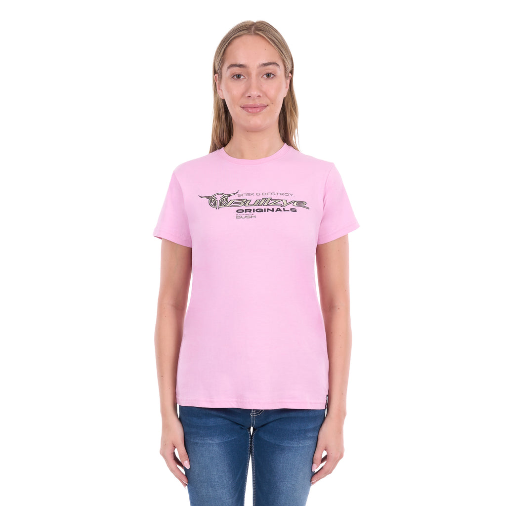 Bullzye Womens Ida S/S Tee (B6S2503564) Flamingo Pink