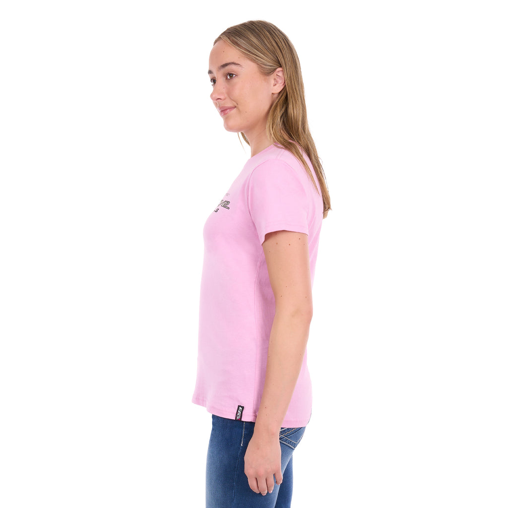 Bullzye Womens Ida S/S Tee (B6S2503564) Flamingo Pink