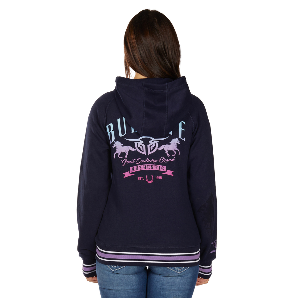 Bullzye Womens Jemma Zip Up Hoodie (B6W2505534) Navy