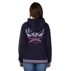 Bullzye Womens Jemma Zip Up Hoodie (B6W2505534) Navy