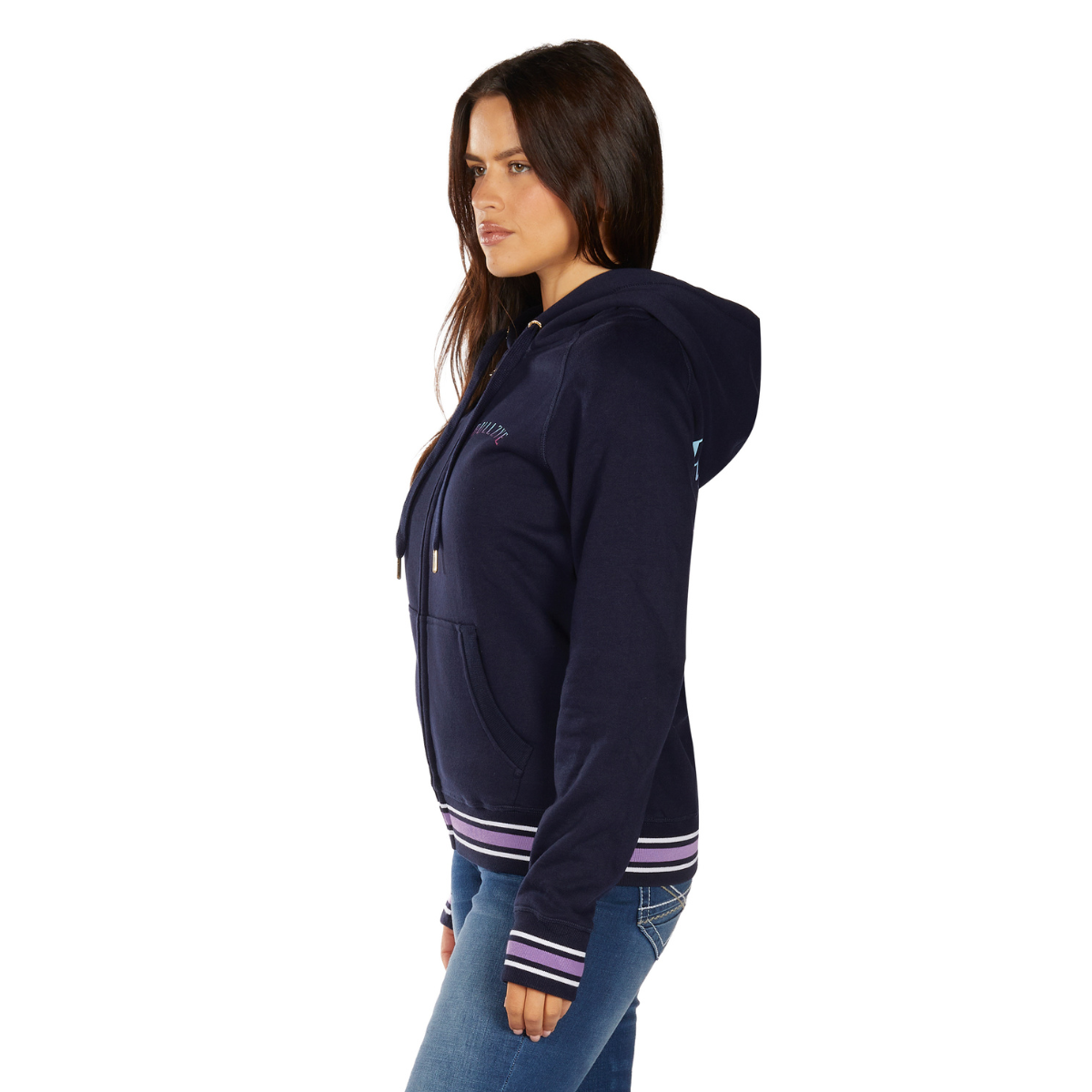 Bullzye Womens Jemma Zip Up Hoodie (B6W2505534) Navy