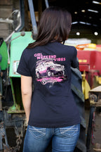 Bullzye Womens Vibes S/S Tee (B6W2503527) Navy