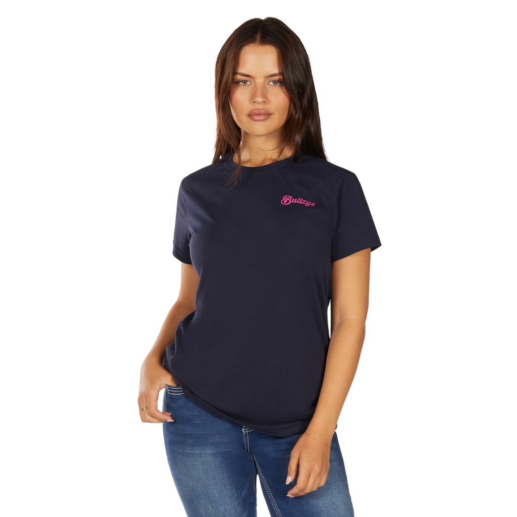 Bullzye Womens Vibes S/S Tee (B6W2503527) Navy