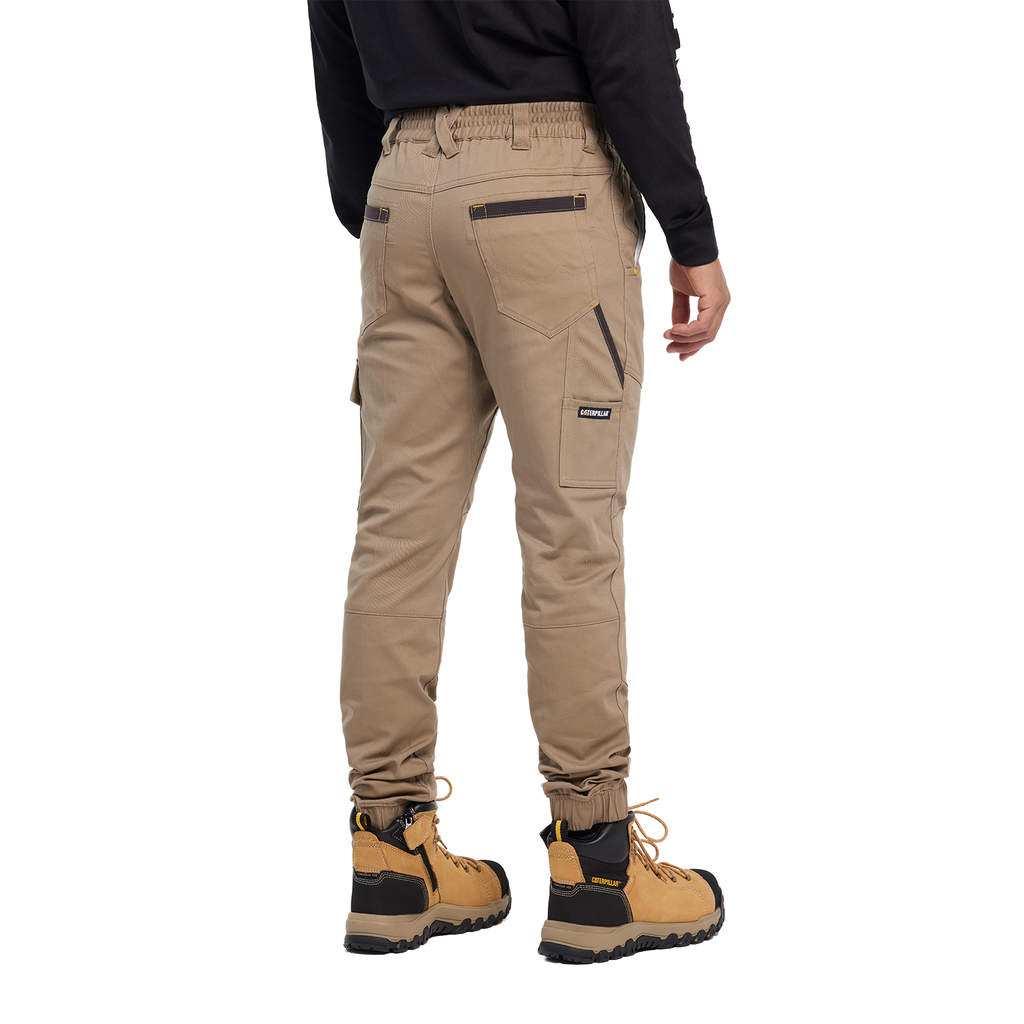 CAT Mens Cuffed Dynamic Pants (1080002.710) Khaki