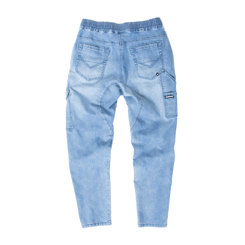 CAT Mens Dynamic 2.0 Denim Work Pants (8070009) Light Stone