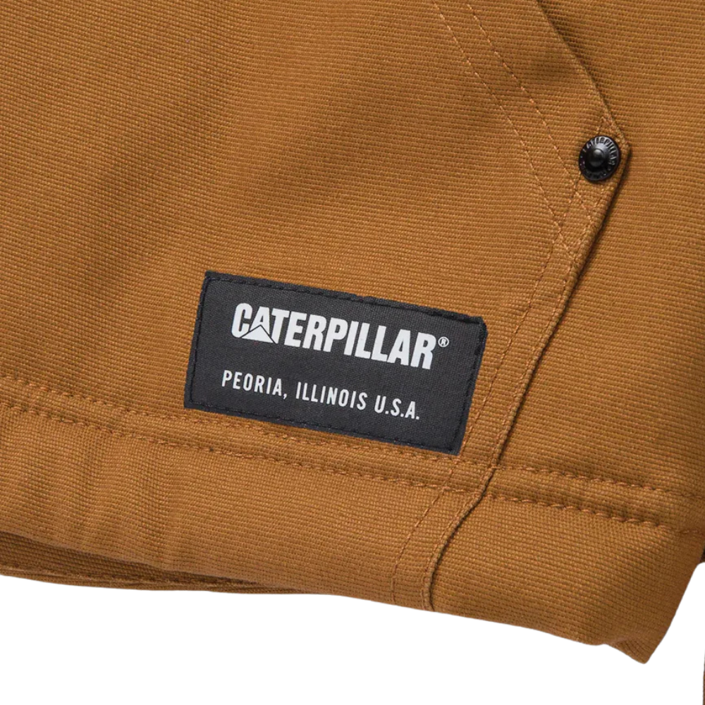 CAT Mens Hooded Sherpa Lined Jacket (1040041.11768) Bronze