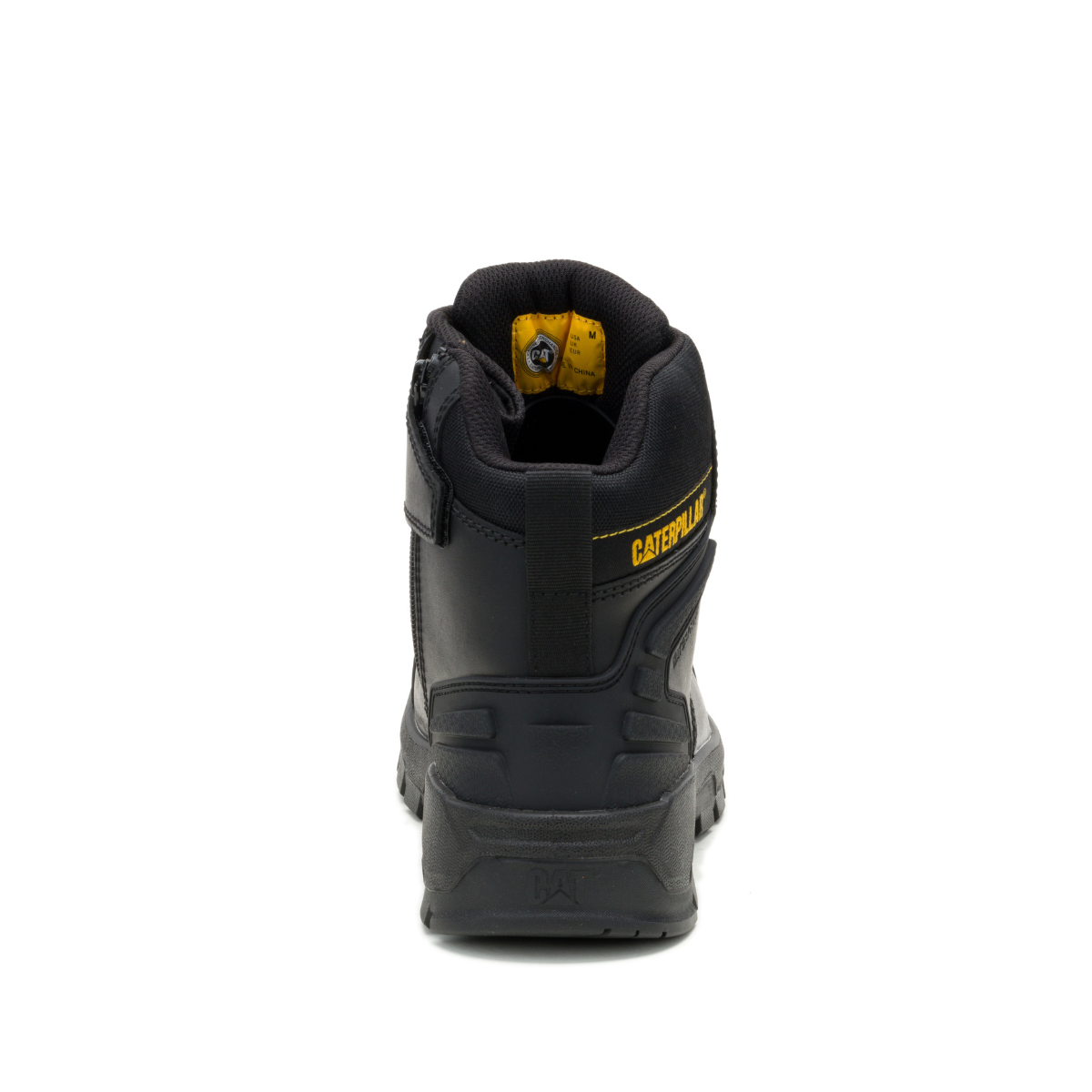 CAT Mens Striver XL 6" Zip Sided Safety Boots (P727058) Black