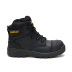 CAT Mens Striver XL 6" Zip Sided Safety Boots (P727058) Black