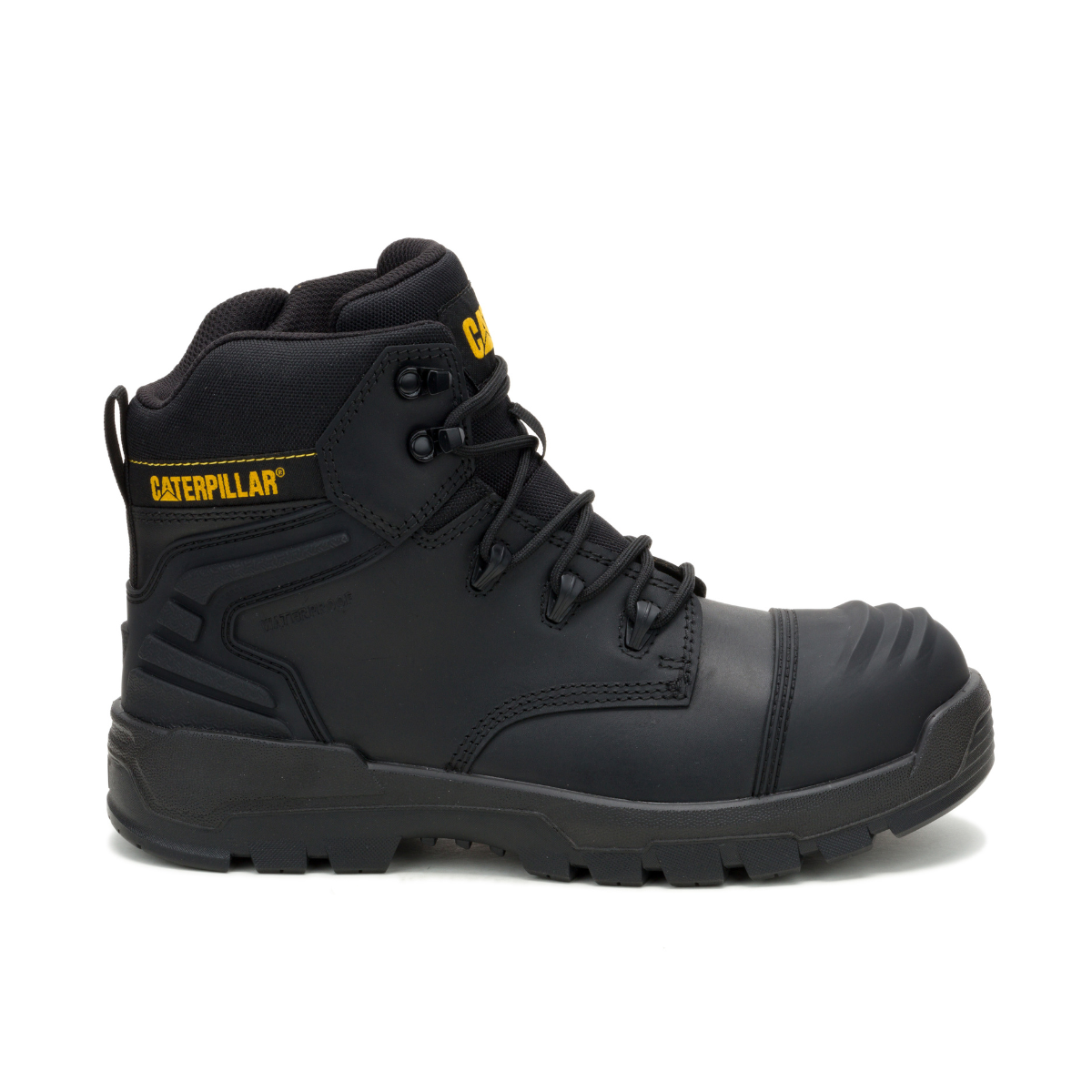 CAT Mens Striver XL 6" Zip Sided Safety Boots (P727058) Black