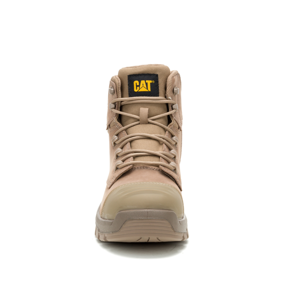 CAT Mens Striver XL 6" Zip Sided Safety Boots (P727060) Stone