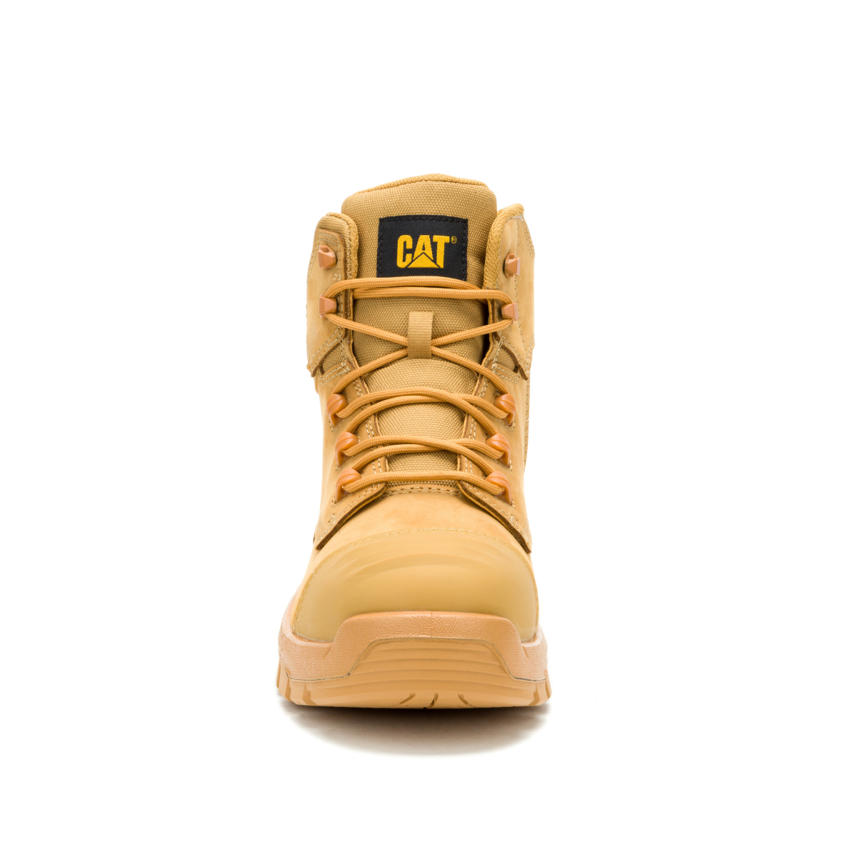 CAT Mens Striver XL 6" Zip Sided Work Boots (P727059) Honey
