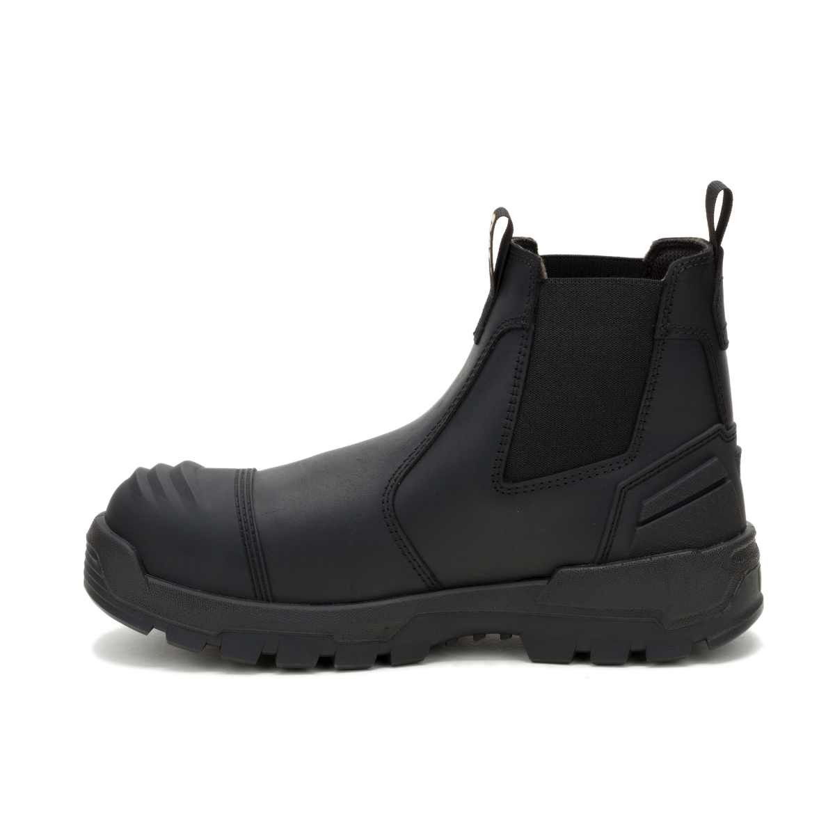 CAT Mens Striver XL Chelsea Elastic Sided Safety Boots (P727056) Black