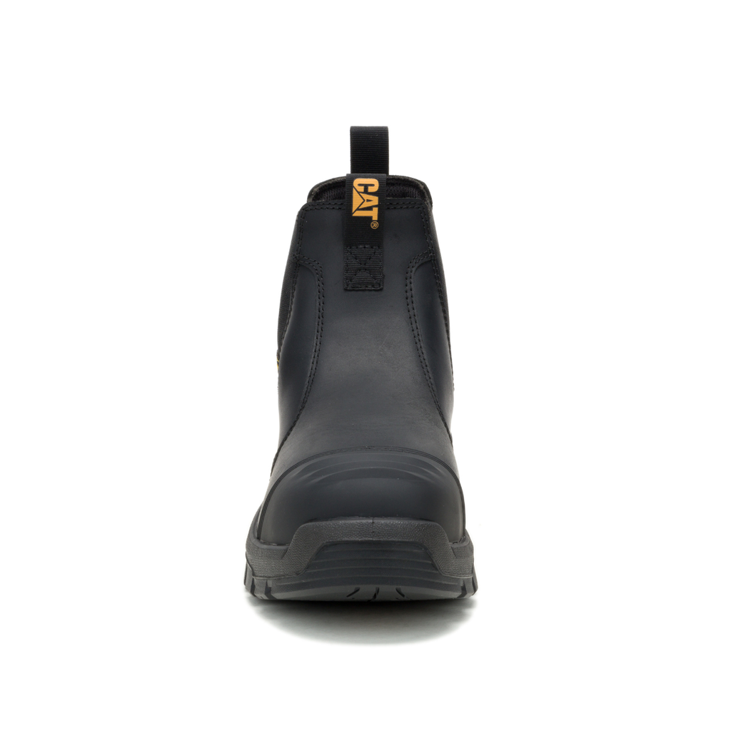 CAT Mens Striver XL Chelsea Elastic Sided Safety Boots (P727056) Black