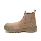 CAT Mens Striver XL Chelsea Elastic Sided Safety Boots (P727057) Stone