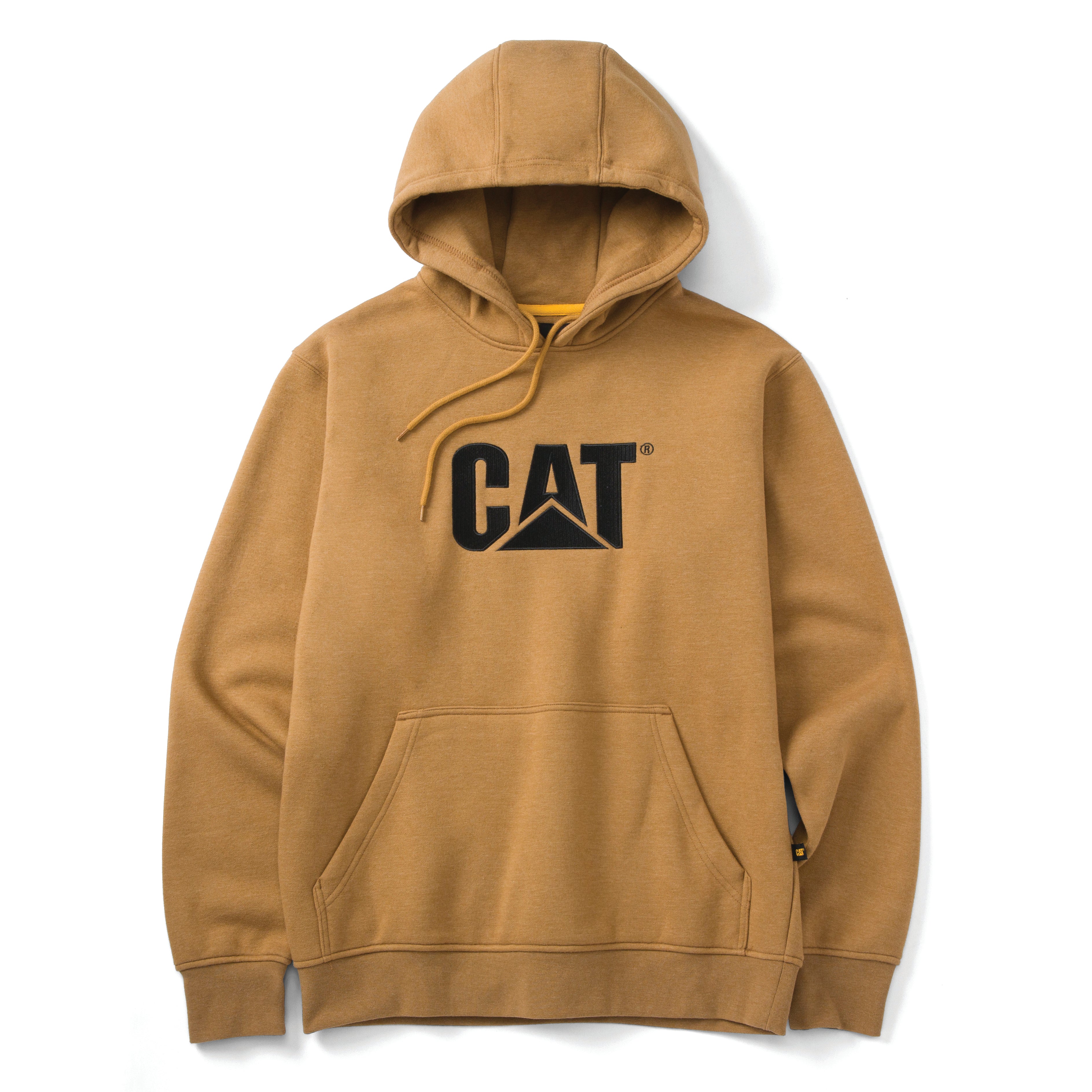 CAT Mens TM Pullover Hooded Sweatshirt (8050021) Bronze Heather