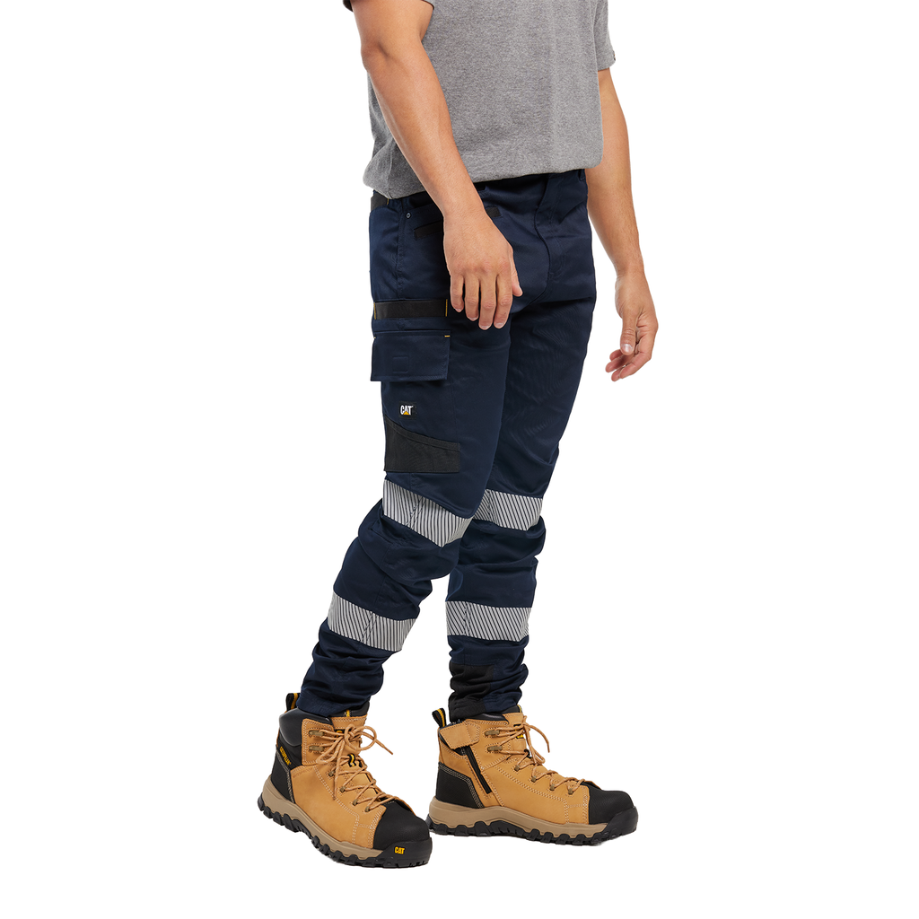 CAT Mens Taped Elite Operator Trousers (1080059) Navy