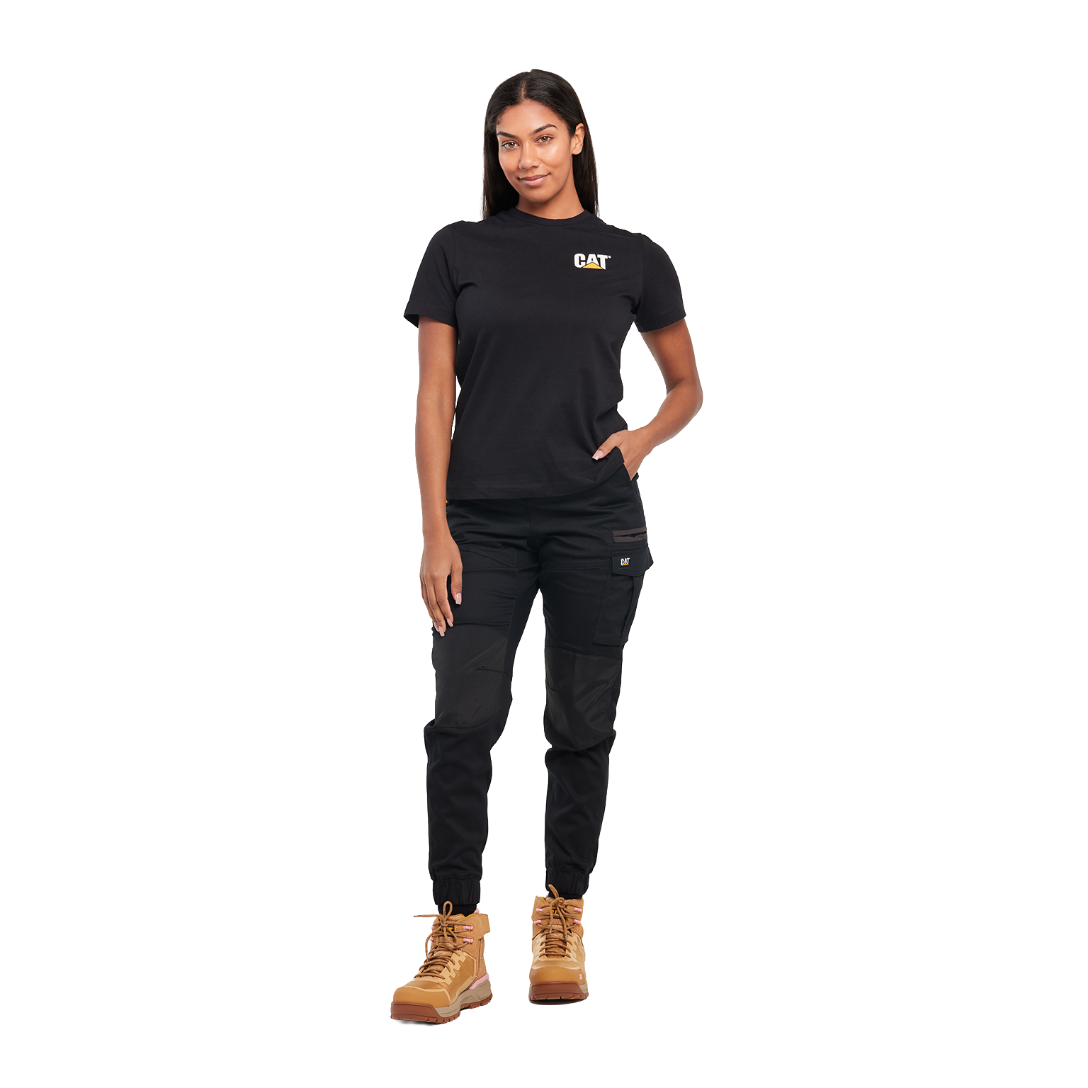 CAT Womens Cuffed Dynamic Pants (1080003.016) Black