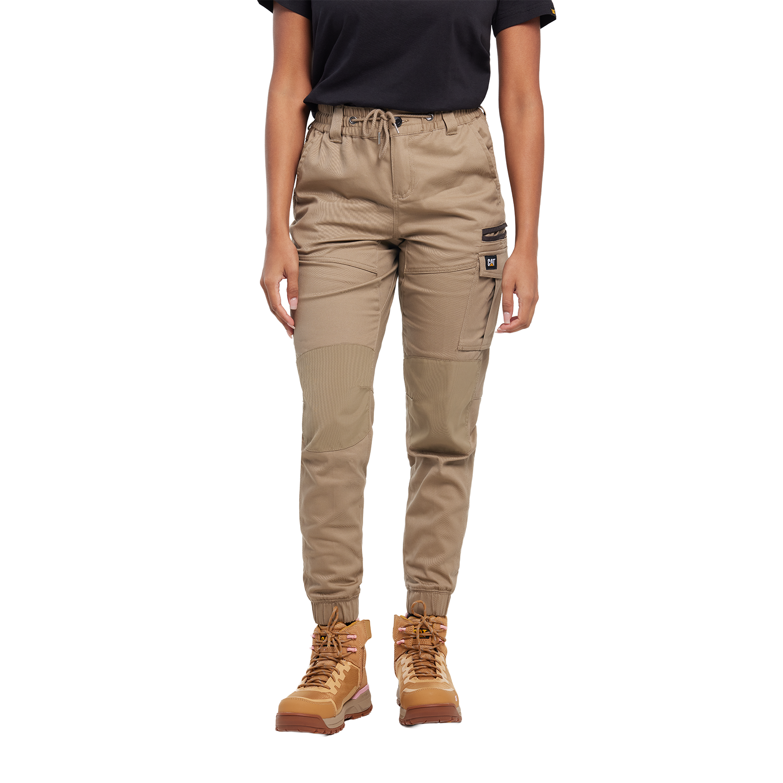 CAT Womens Cuffed Dynamic Pants (1080003.710) Khaki