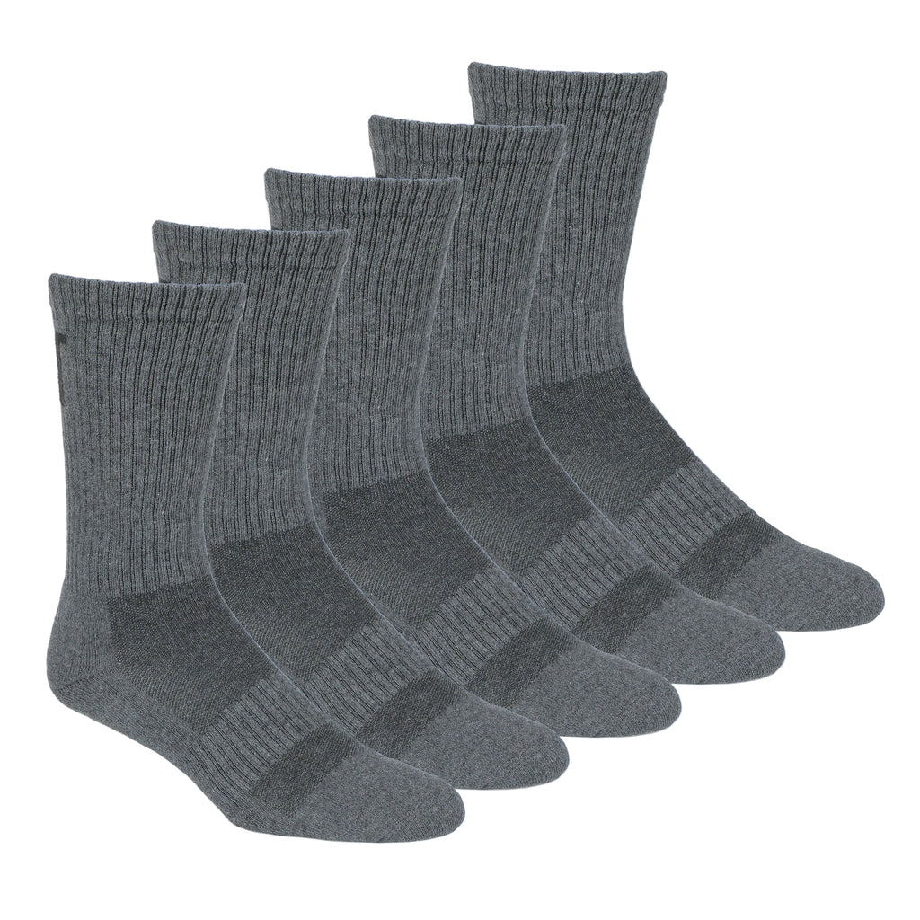 CAT Mens 10 Pack of Performance Crew Socks (1110002) Black/Grey