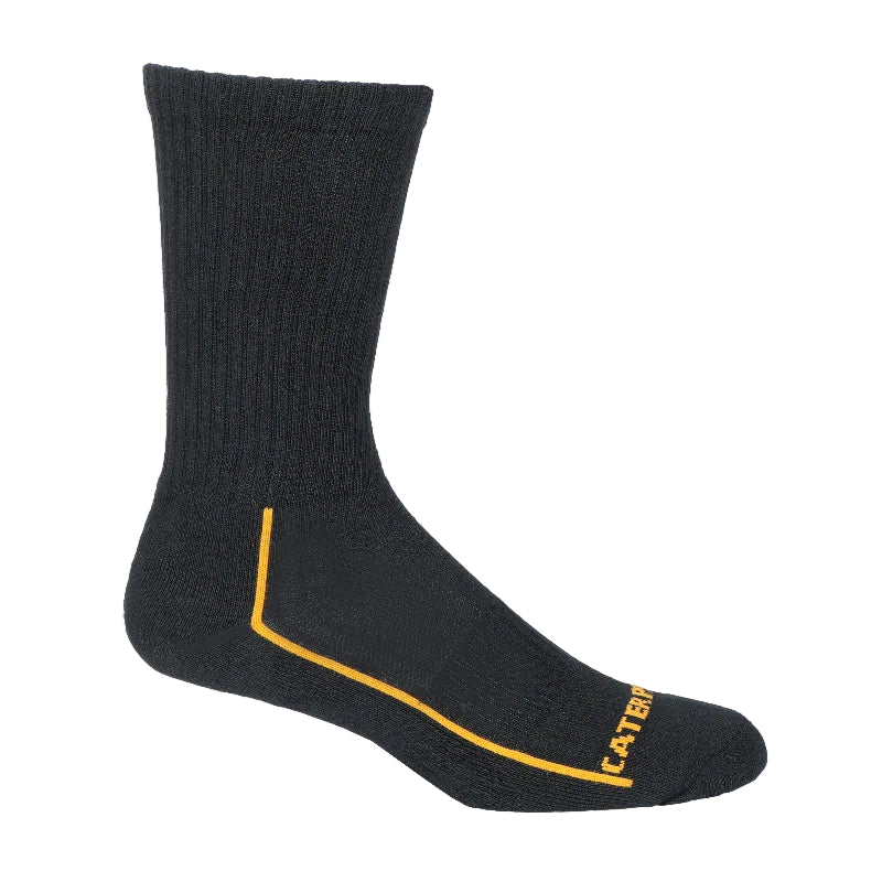 CAT Mens 10 Pack of Performance Crew Socks (1110002) Black/Grey