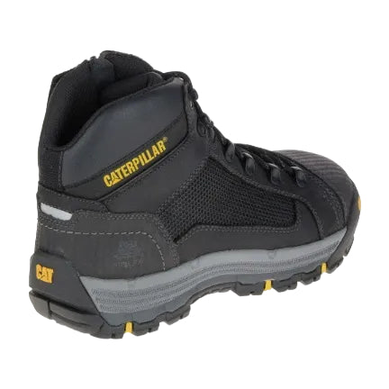 CAT Mens Convex Zip Sided Safety Boots (P720055) Black