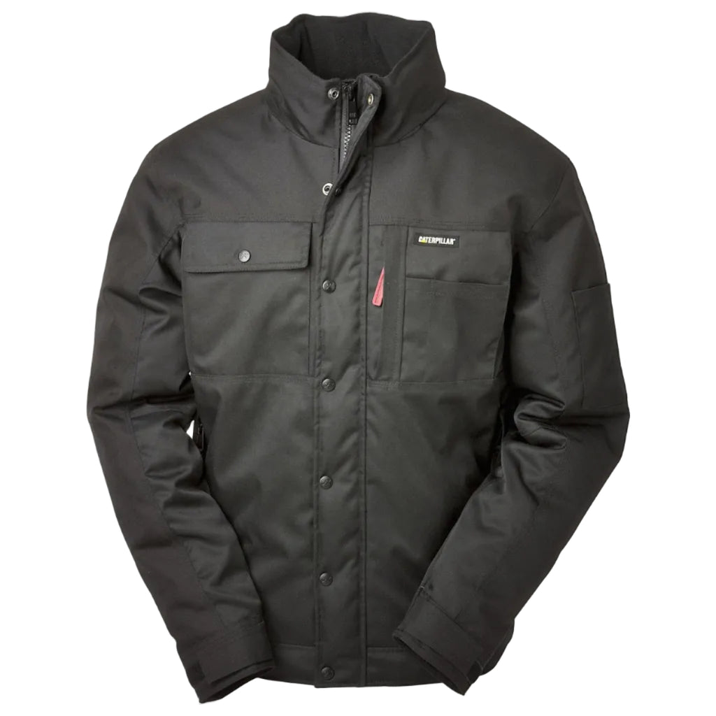 CAT Mens Insulated Twill Jacket (1313004) Black 