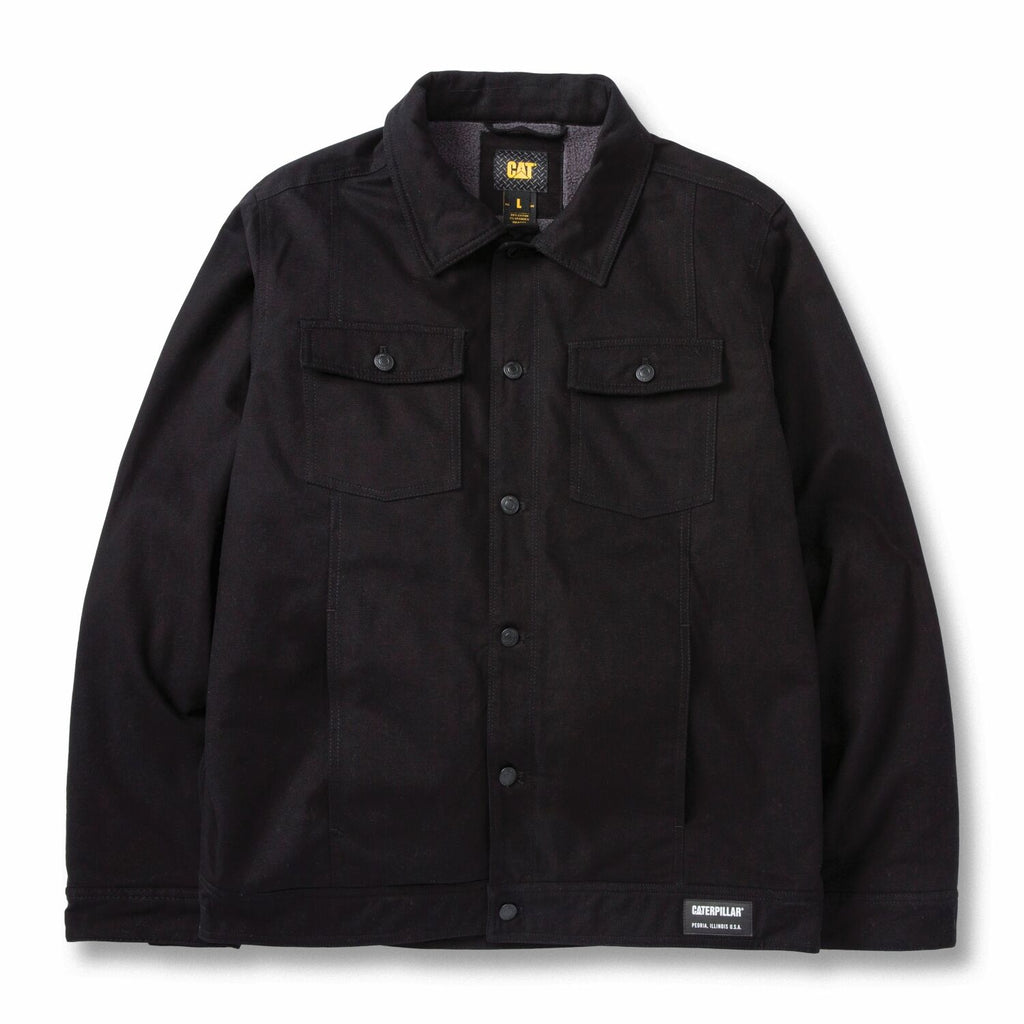 CAT Mens Trucker Jacket (1040042.10158) Black