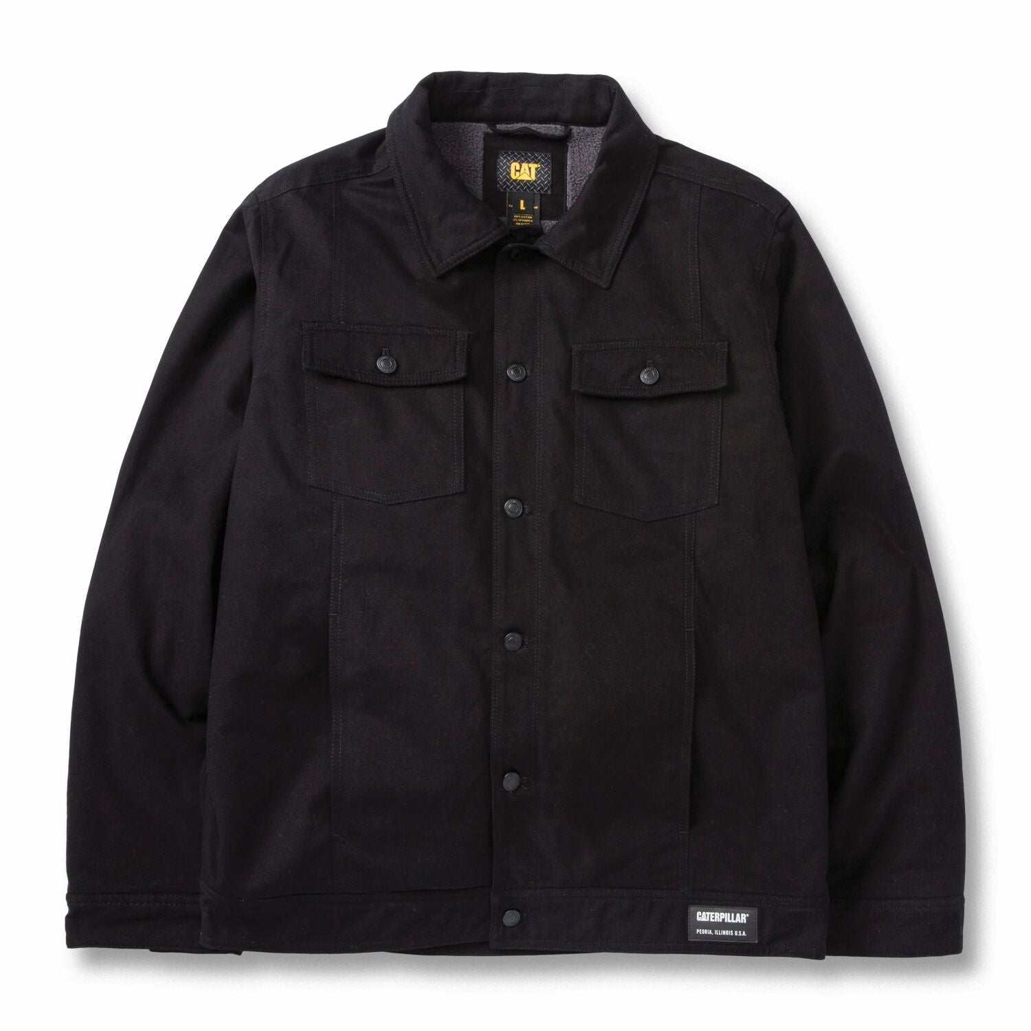 CAT Mens Trucker Jacket (1040042.10158) Black