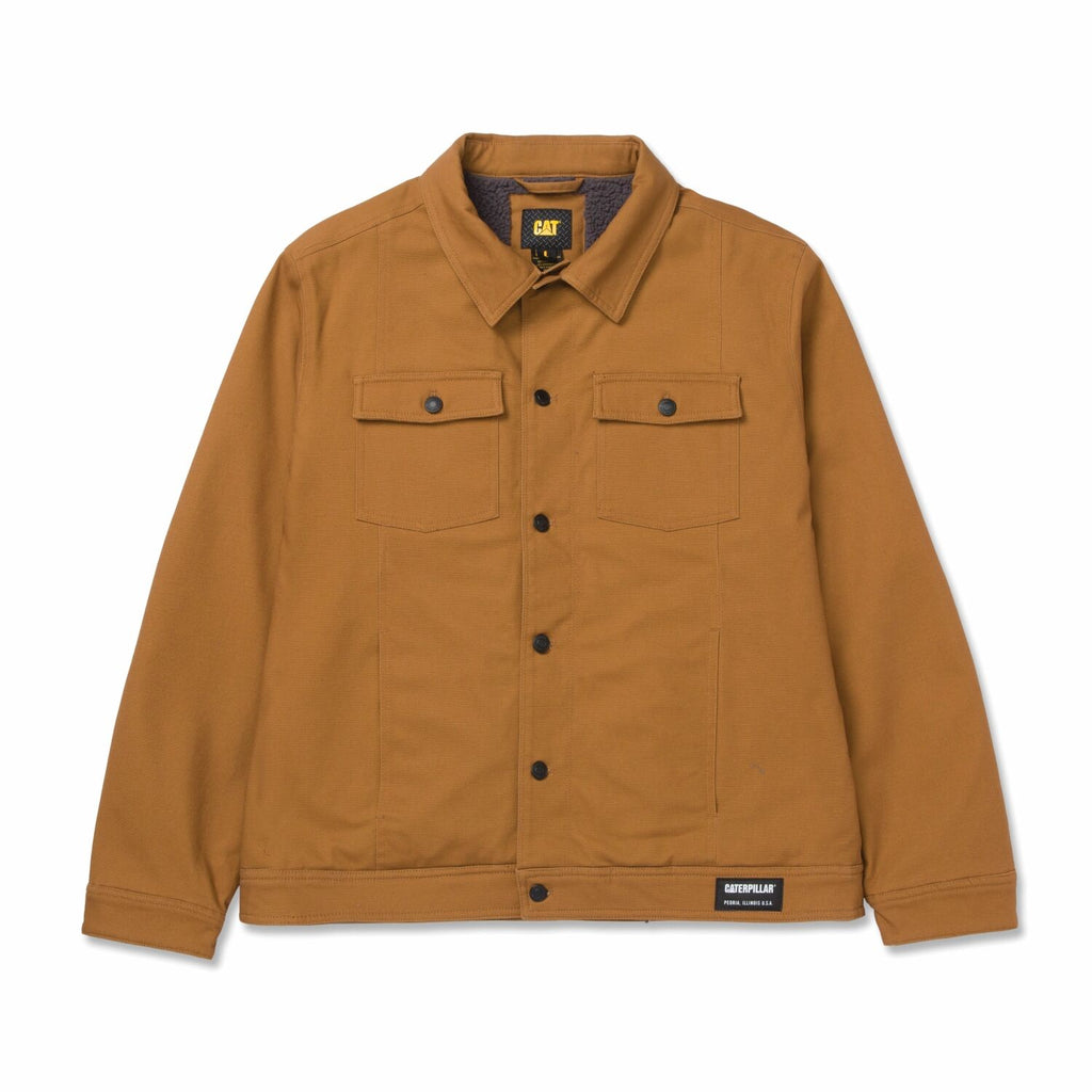 CAT Mens Trucker Jacket (1040042.11768) Bronze