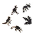 Crocs Glow In The Dark Dino 5 Pack Jibbitz Shoe Charms (10011588) Multi OSFA