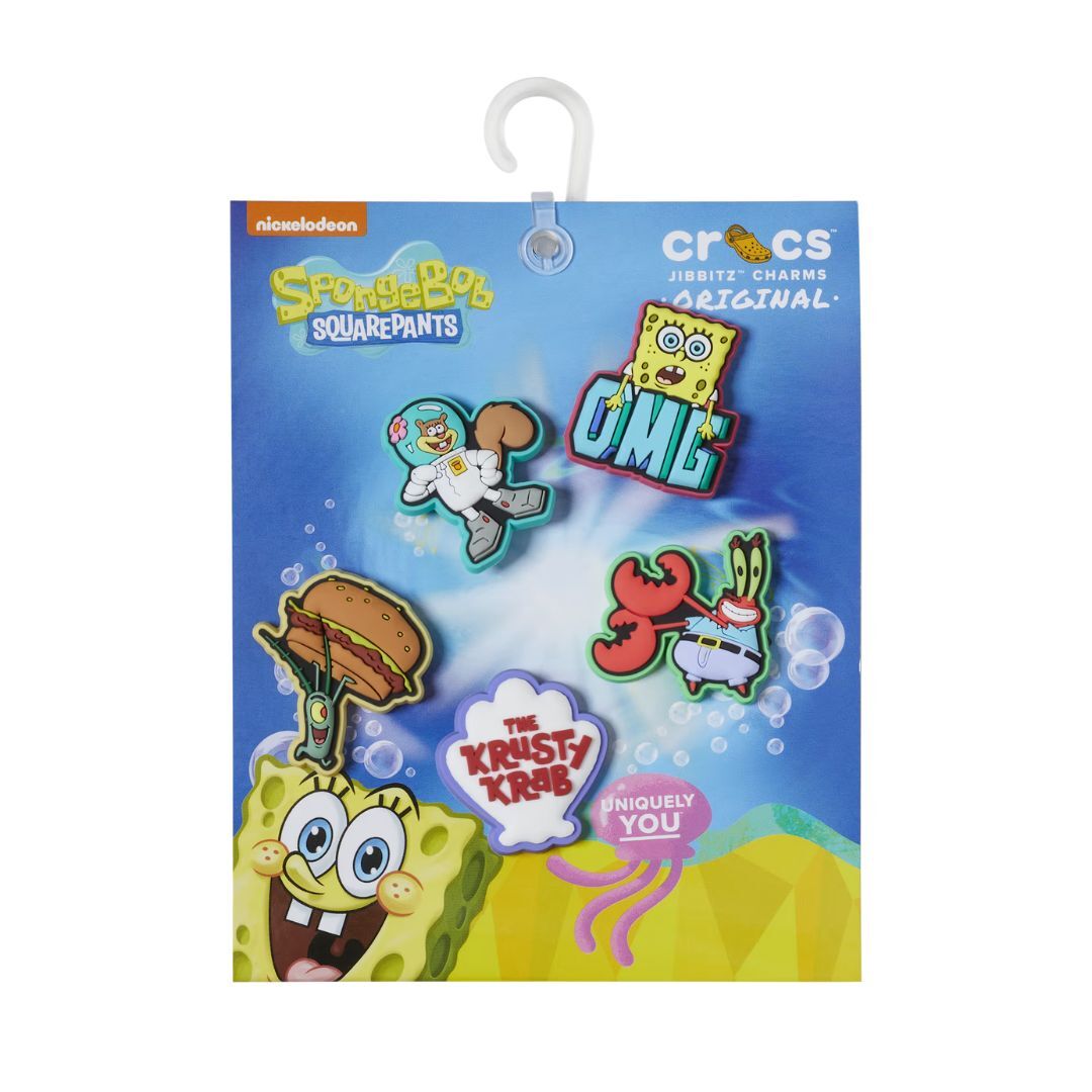 Crocs Spongbob 5 Pack Jibbitz Shoe Charms (10010012) Multi OSFA