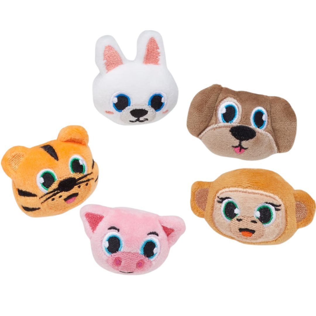 Crocs Fuzzy Animals 5 Pack Jibbitz Shoe Charms (10013953) Multi OSFA