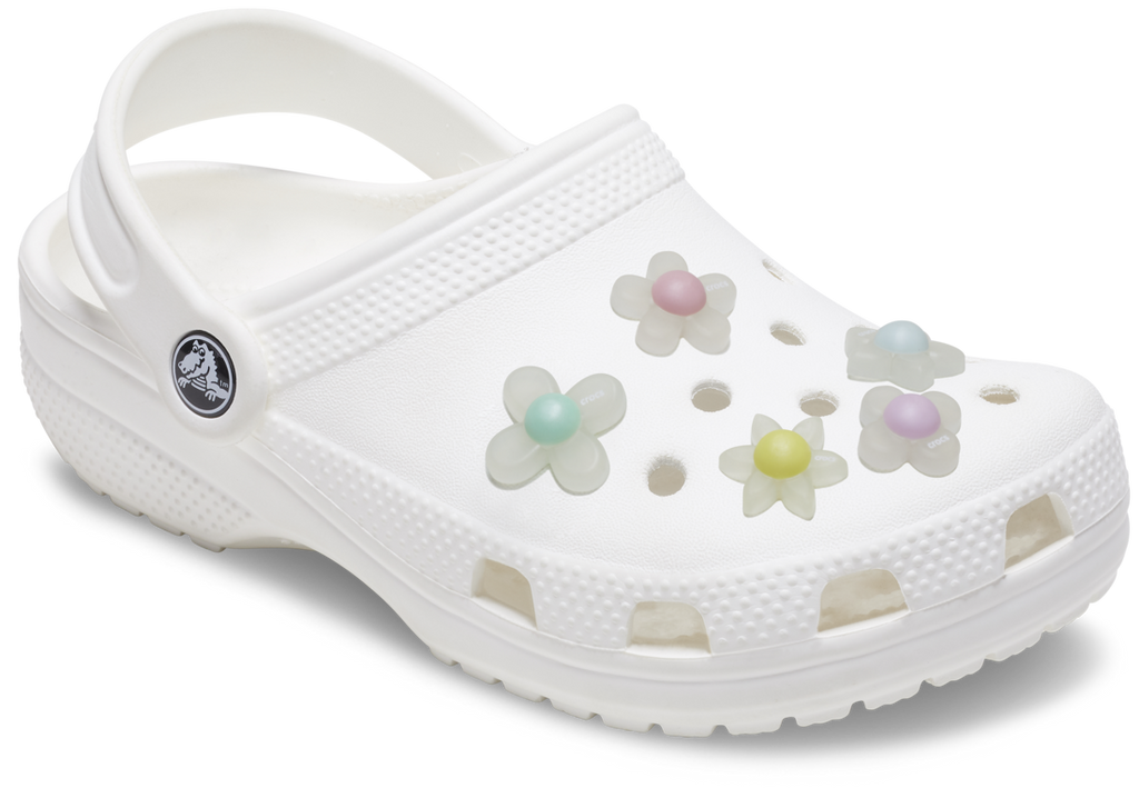 Crocs Iridescent Flowers 5 Pack Jibbitz Shoe Charms (10014623) Multi OSFA