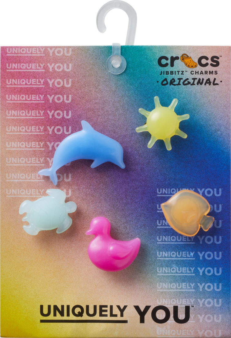 Crocs Squish Filled Summer 5 Pack Jibbitz (10015424) Multi OSFA