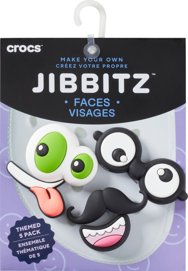 Crocs Build Your Own Faces 5 Pack Jibbitz (10015578) Multi OSFA