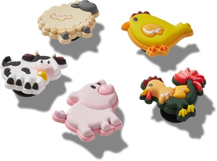 Crocs Farm Friend Animals 5 Pack Jibbitz (10015763) Multi OSFA