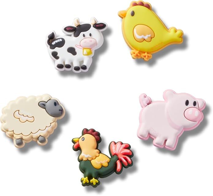 Crocs Farm Friend Animals 5 Pack Jibbitz (10015763) Multi OSFA