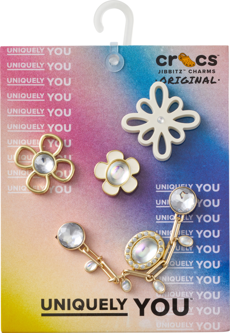 Crocs Cut Out Adults 5 Pack Jibbitz Shoe Charms (10015042) Multi