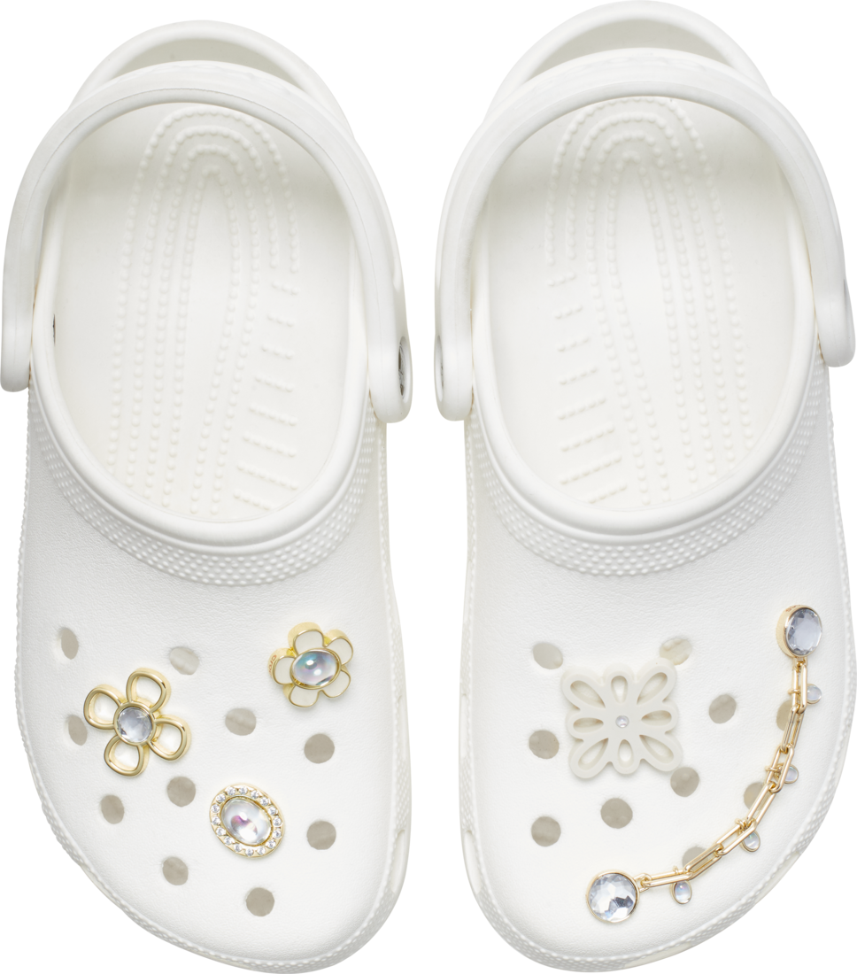 Crocs Cut Out Adults 5 Pack Jibbitz Shoe Charms (10015042) Multi