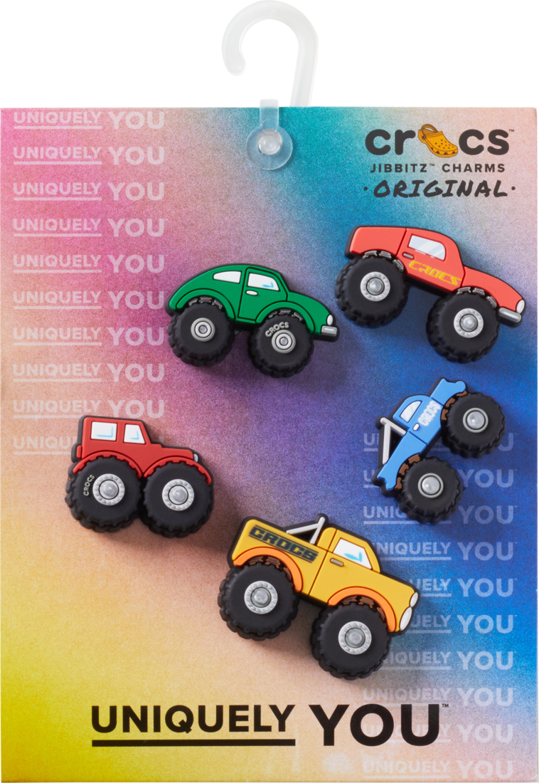 Crocs Monster Truck 5 Pack Jibbitz Shoe Charms (10016042) Multi