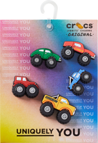 Crocs Monster Truck 5 Pack Jibbitz Shoe Charms (10016042) Multi