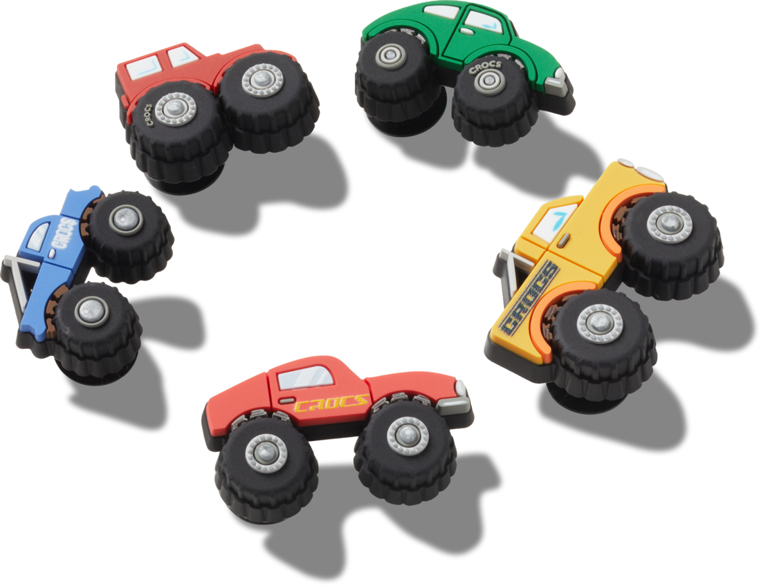 Crocs Monster Truck 5 Pack Jibbitz Shoe Charms (10016042) Multi