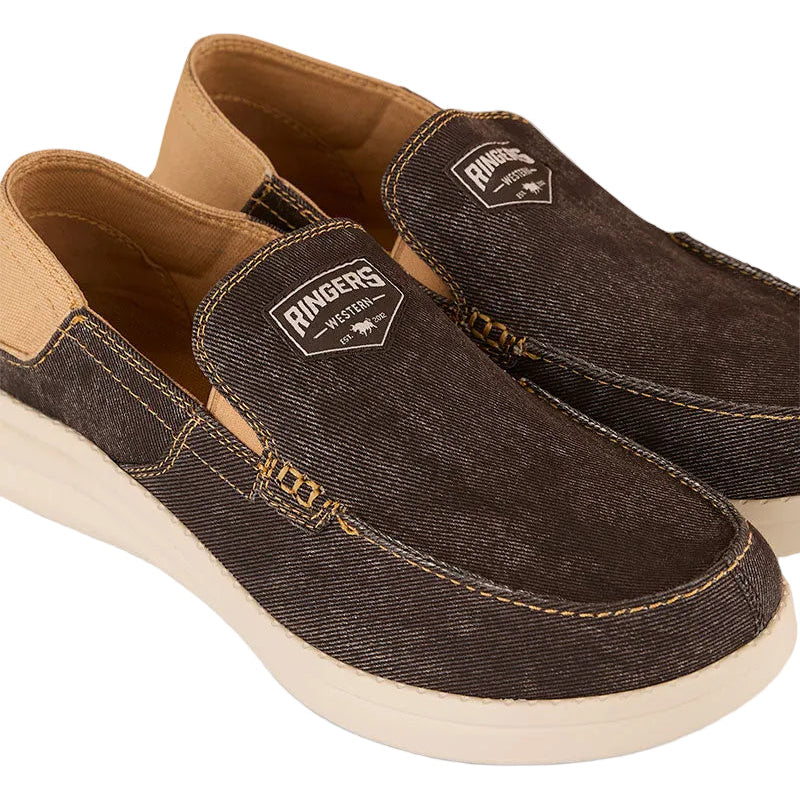 Ringers Western Unisex Cruiza Slip On Shoes (125088RW) Dark Brown