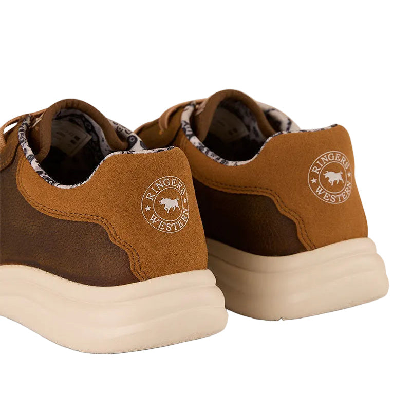 Ringers Western Unisex Cruiza Leather Lace Up Shoes (125118RW) Brown