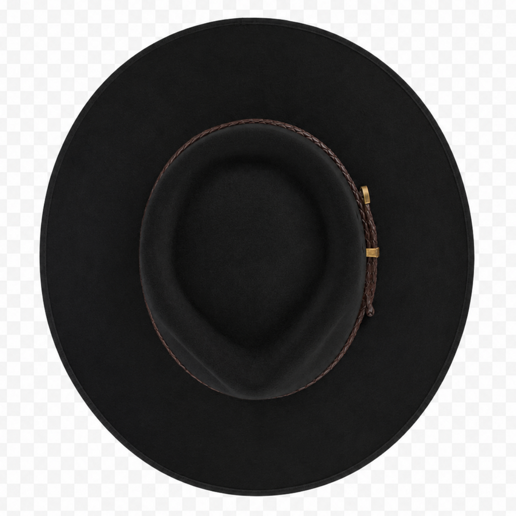 Avenel Hats The Grazier Western Hat (22093) Bitumen Top