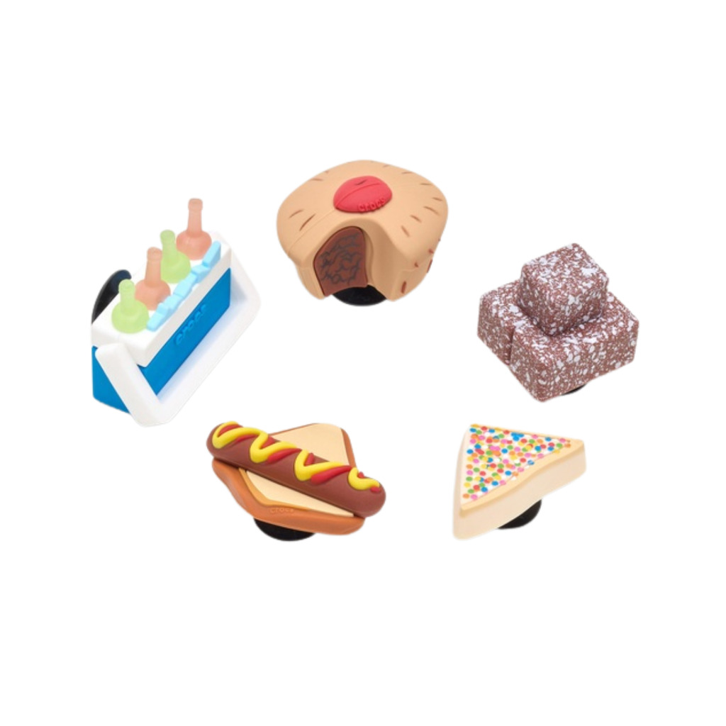 Crocs  Australian Foods 5 Pack Jibbitz  Shoe Charms (10018225)