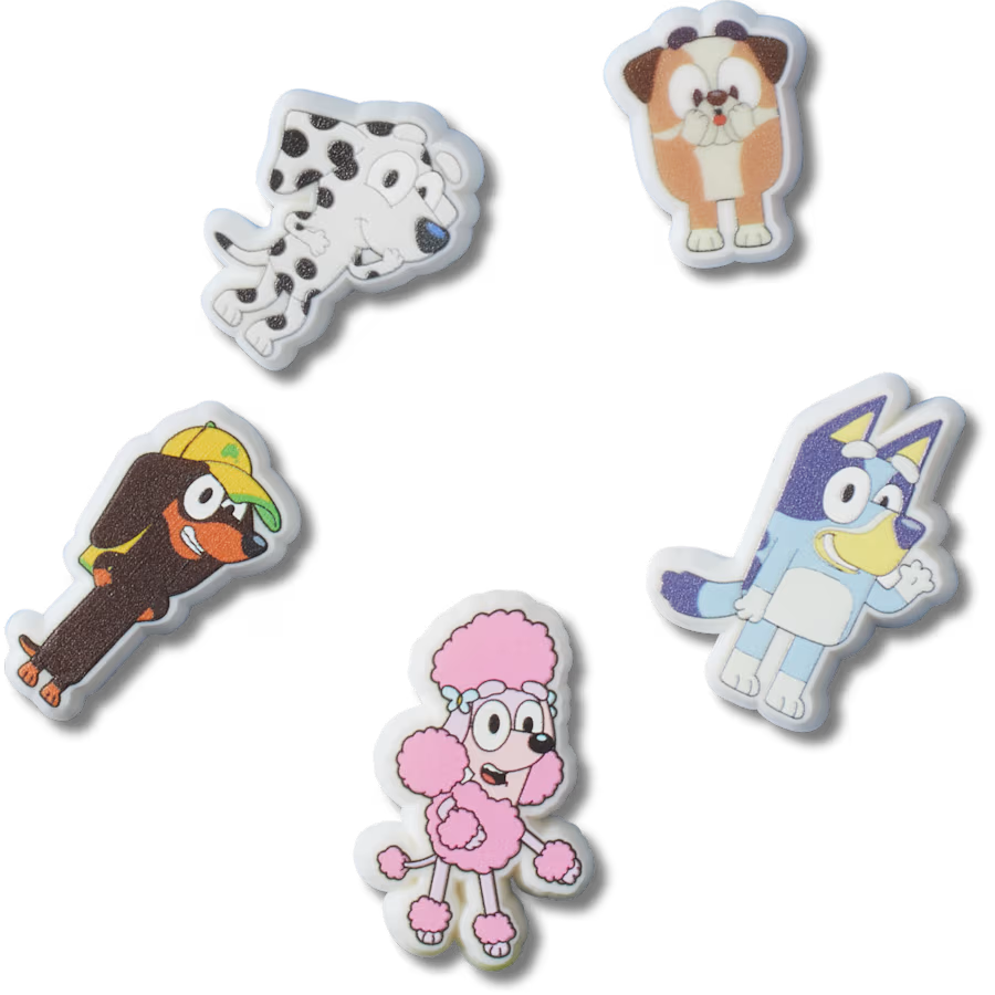 Crocs Bluey 5 Pack Jibbitz Shoe Charms (10014369) Multi OSFA