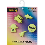 Crocs  GlowIntheDark Rocketship 5 Pack of Jibbitz (10019428)