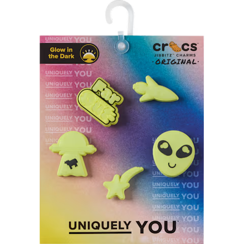 Crocs  GlowIntheDark Rocketship 5 Pack of Jibbitz (10019428)
